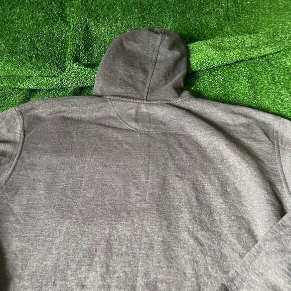 Champion Long Sleeve Powerblend Fleece Iconic Logo Grey Hoodie Sweatshirt Size L - Picture 14 of 14